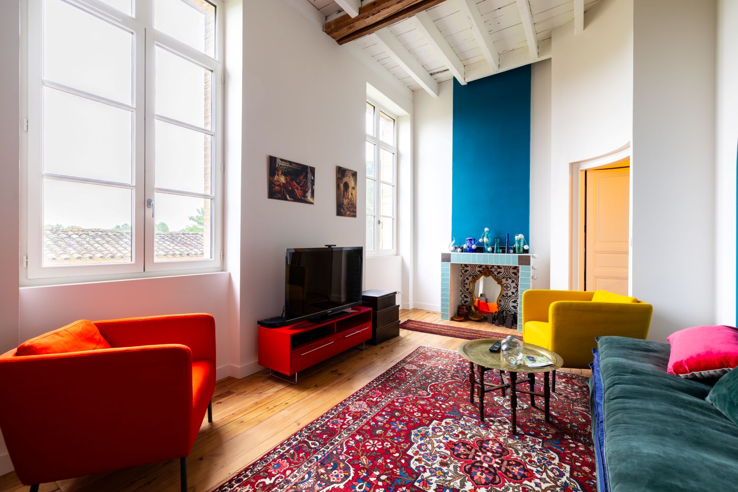 Bureau coloré